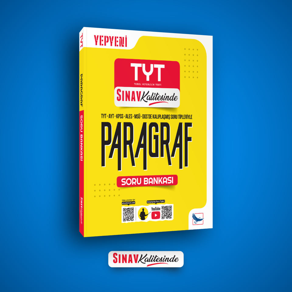 TYT AYT KPSS ALES MSÜ DGS Paragraf Soru Bankası - Sınav Yayınları