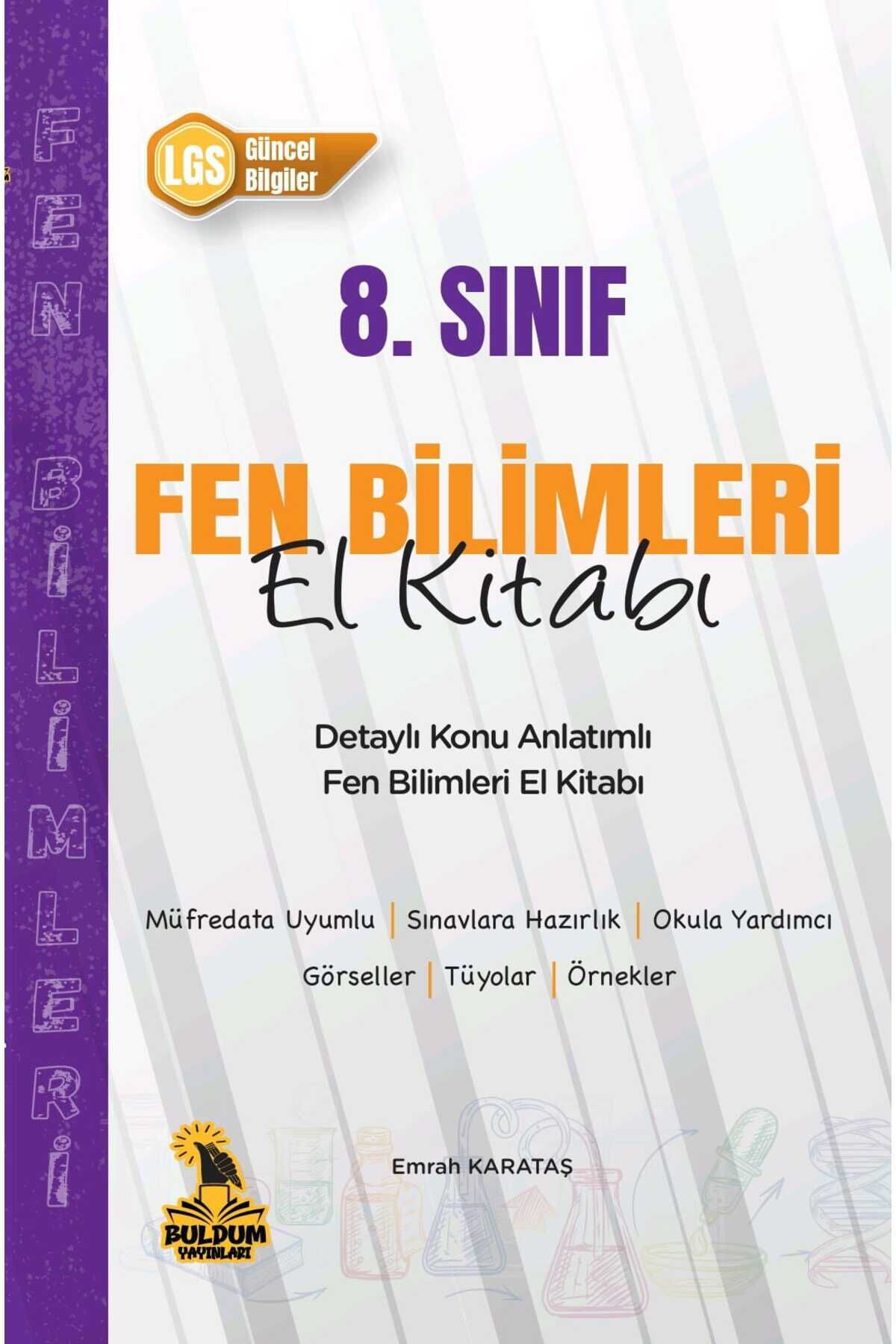 8. Sınıf Detaylı Konu Anlatımlı Fen Bilimleri El Kitabı - Buldum Yayınları