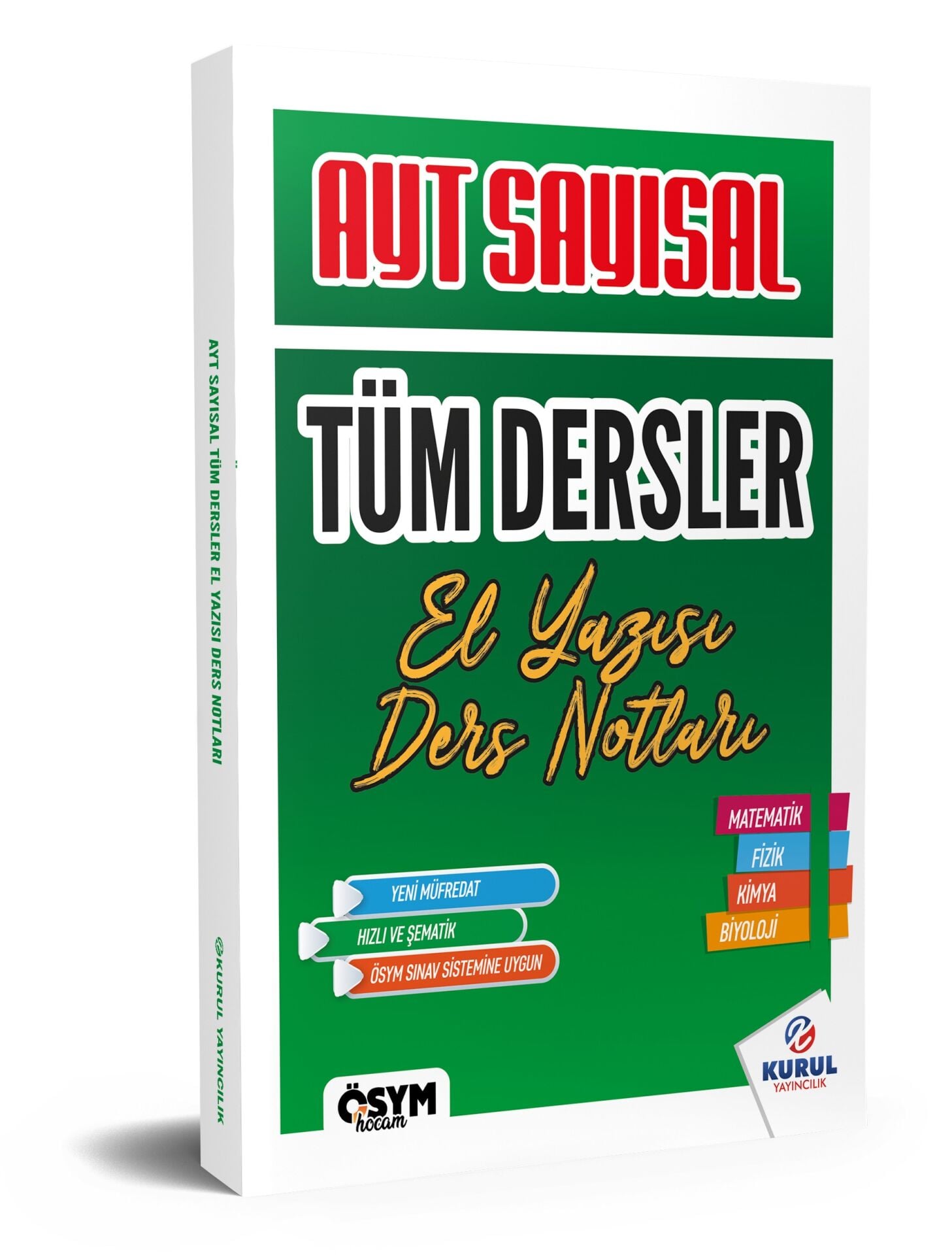 AYT Sayısal Tüm Dersler El Yazısı Ders Notları - Kurul Yayıncılık
