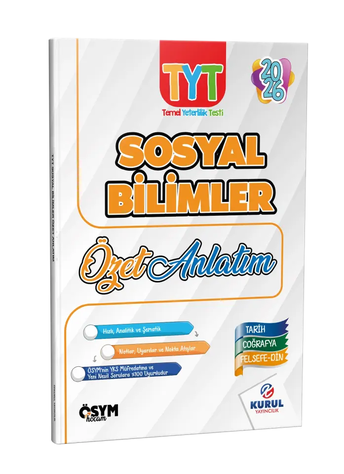 TYT Sosyal Bilimler Özet Anlatım - Kurul Yayıncılık