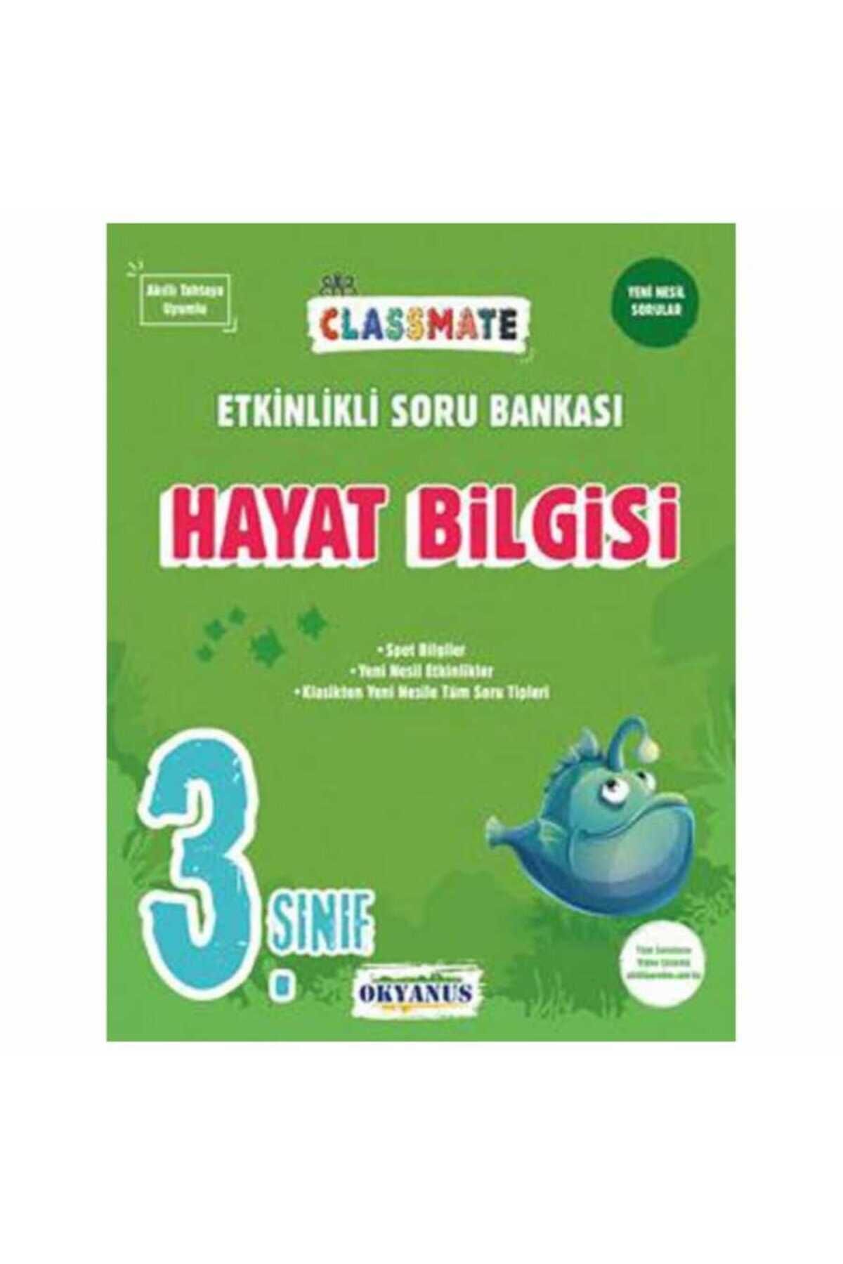 3. Sınıf Classmate Hayat Bilgisi Etkinlikli Soru Bankası - Okyanus Yayınları