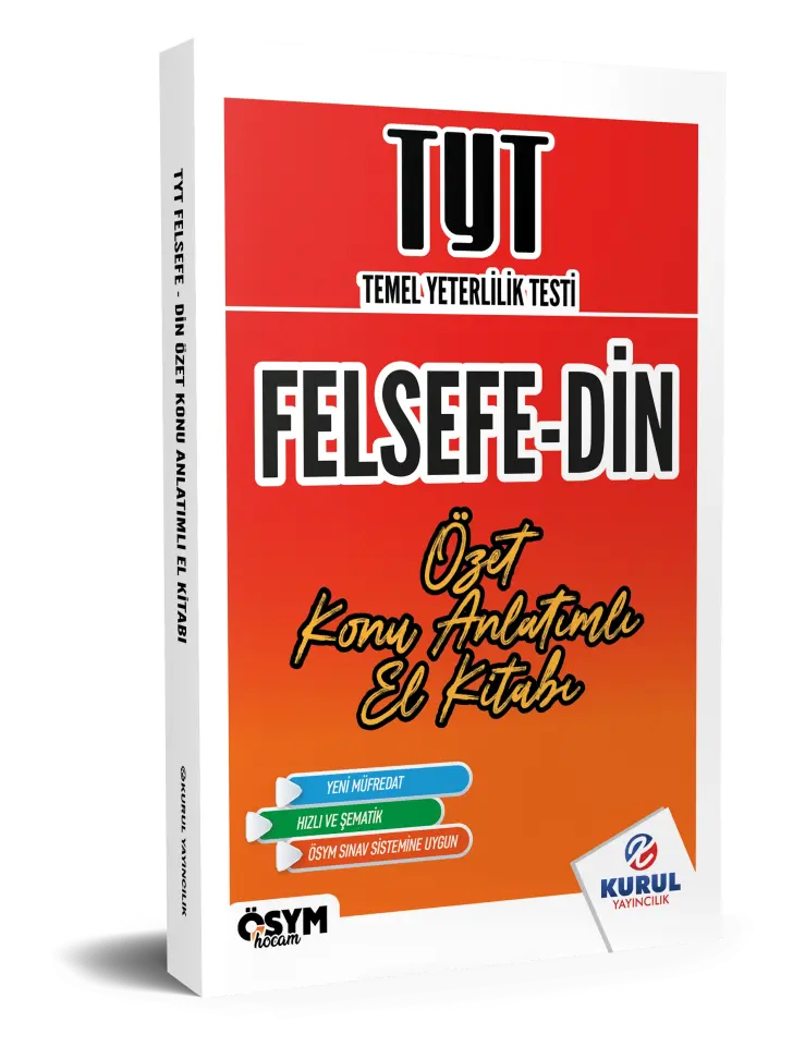 TYT Felsefe Din Özet Konu Anlatımlı El Kitabı - Kurul Yayıncılık