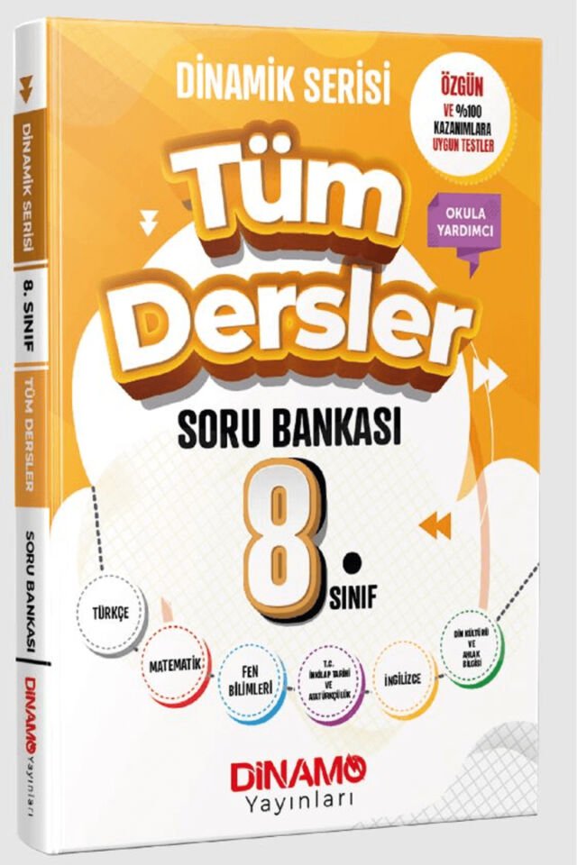 8. Sınıf Tüm Dersler Soru Bankası / Kolektif / Dinamo Yayınları / 9786057236081