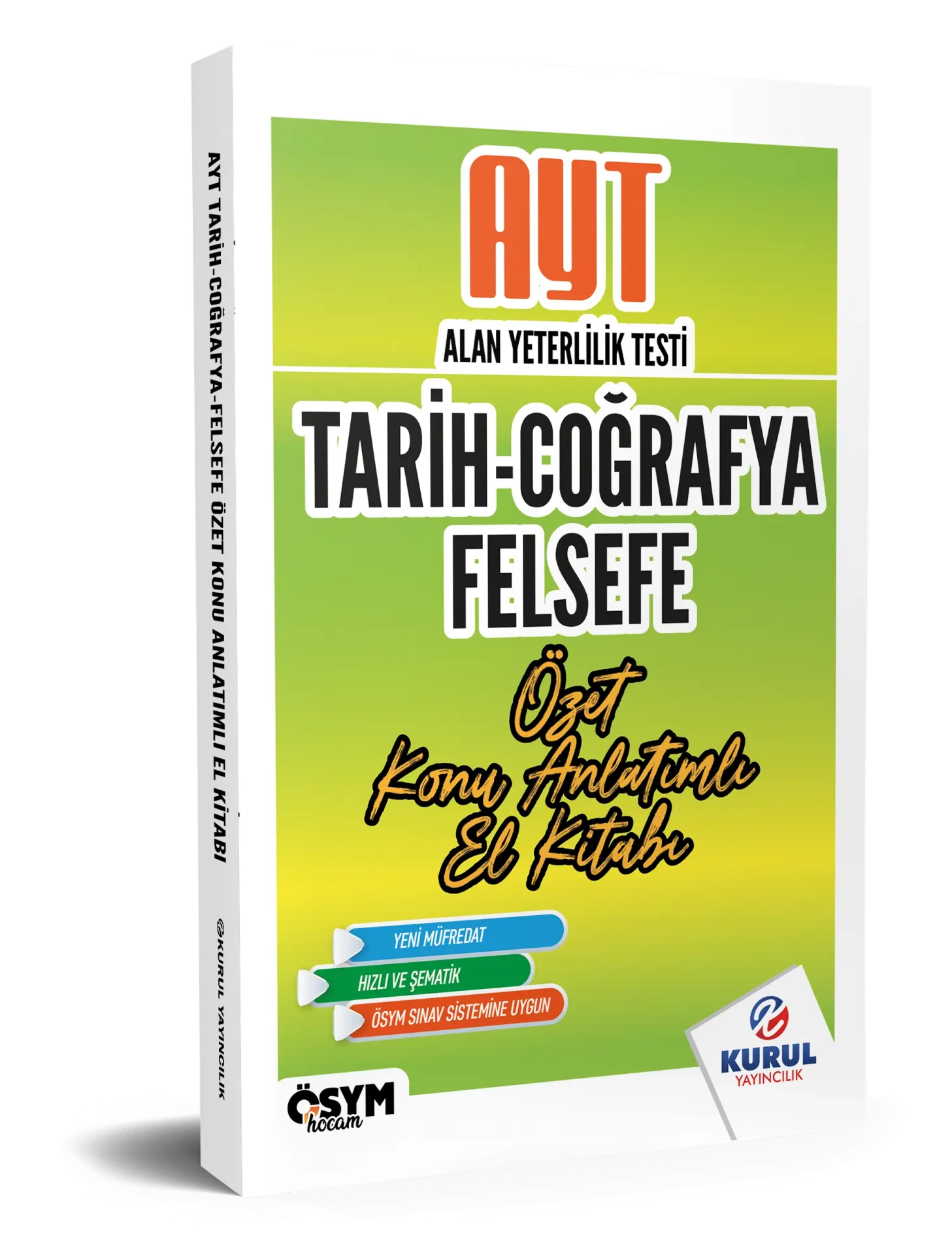 AYT Tarih Coğrafya Felsefe Özet Konu Anlatımlı El Kitabı - Kurul Yayıncılık