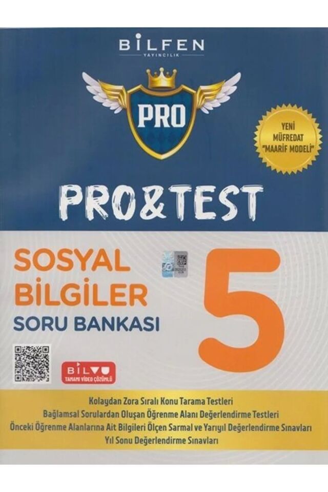 5.sınıf Sosyal Bilgiler Pro Test Soru Bankası (YENİ MÜFREDAT)