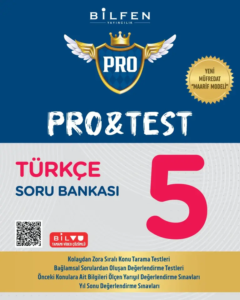5. Sınıf Türkçe Pro & Test Soru Bankası - Bilfen Yayıncılık