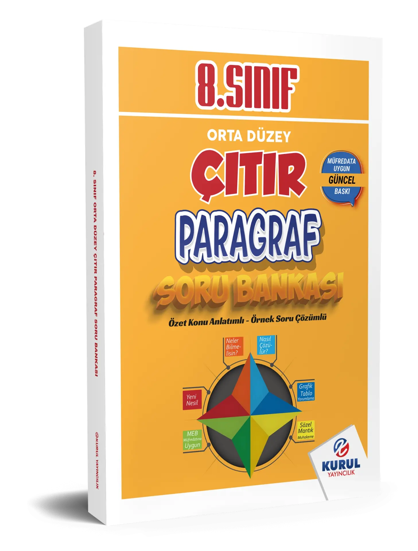 8.Sınıf LGS Orta Düzey Çıtır Paragraf Soru Bankası - Kurul Yayıncılık
