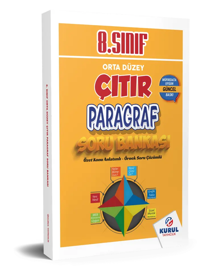 8.Sınıf LGS Orta Düzey Çıtır Paragraf Soru Bankası - Kurul Yayıncılık