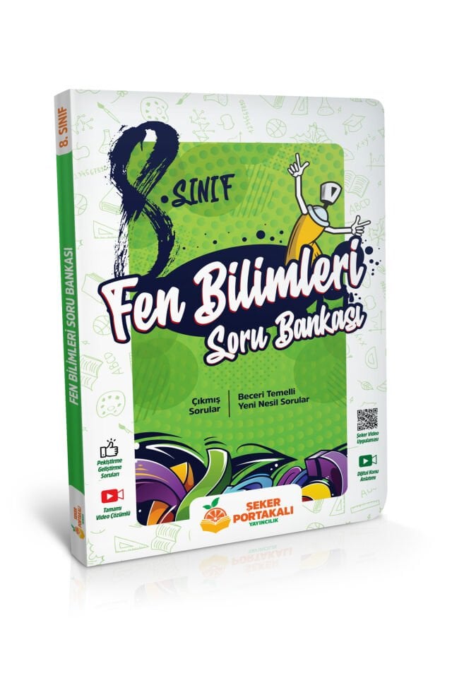 Şeker Portakalı Yayıncılık 8.sınıf Fen Bilimleri Soru Bankası