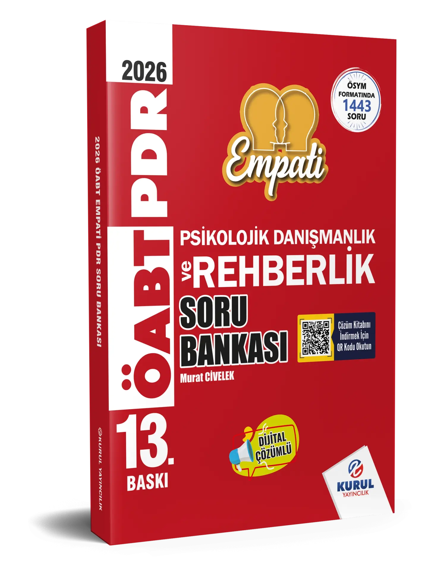 2026 ÖABT Empati Psikolojik Danışmanlık ve Rehberlik  Çözümlü Soru Bankası - Kurul Yayıncılık