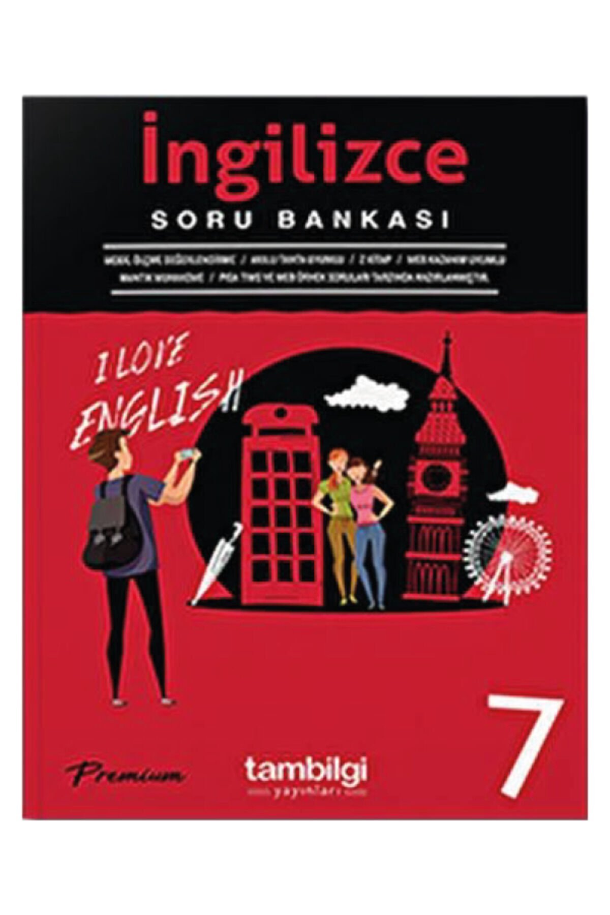 7. Sınıf Premium Serisi İngilizce Soru Bankası Tambilgi Yayınları