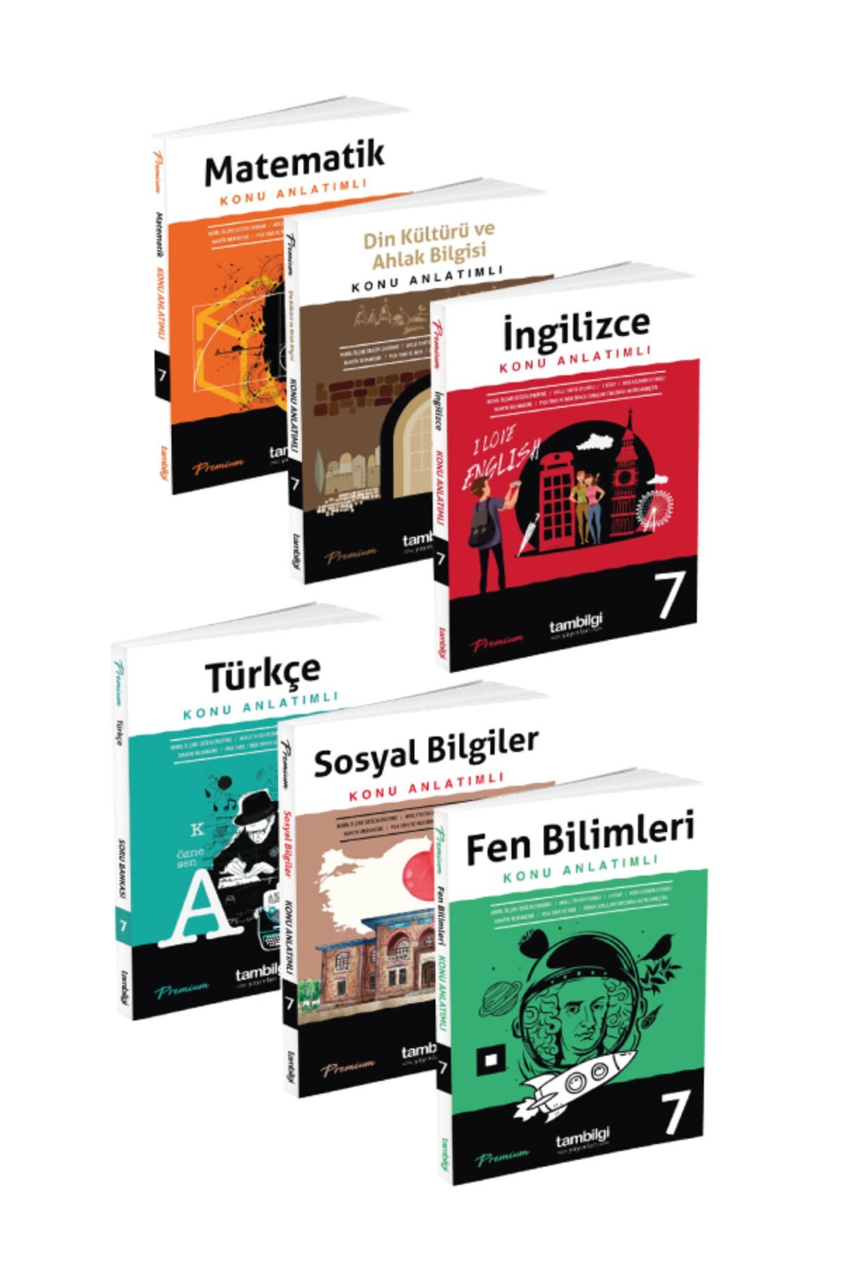 7. Sınıf Premium Serisi Tüm Dersler Konu Özetli Soru Bankası Tambilgi Yayınları