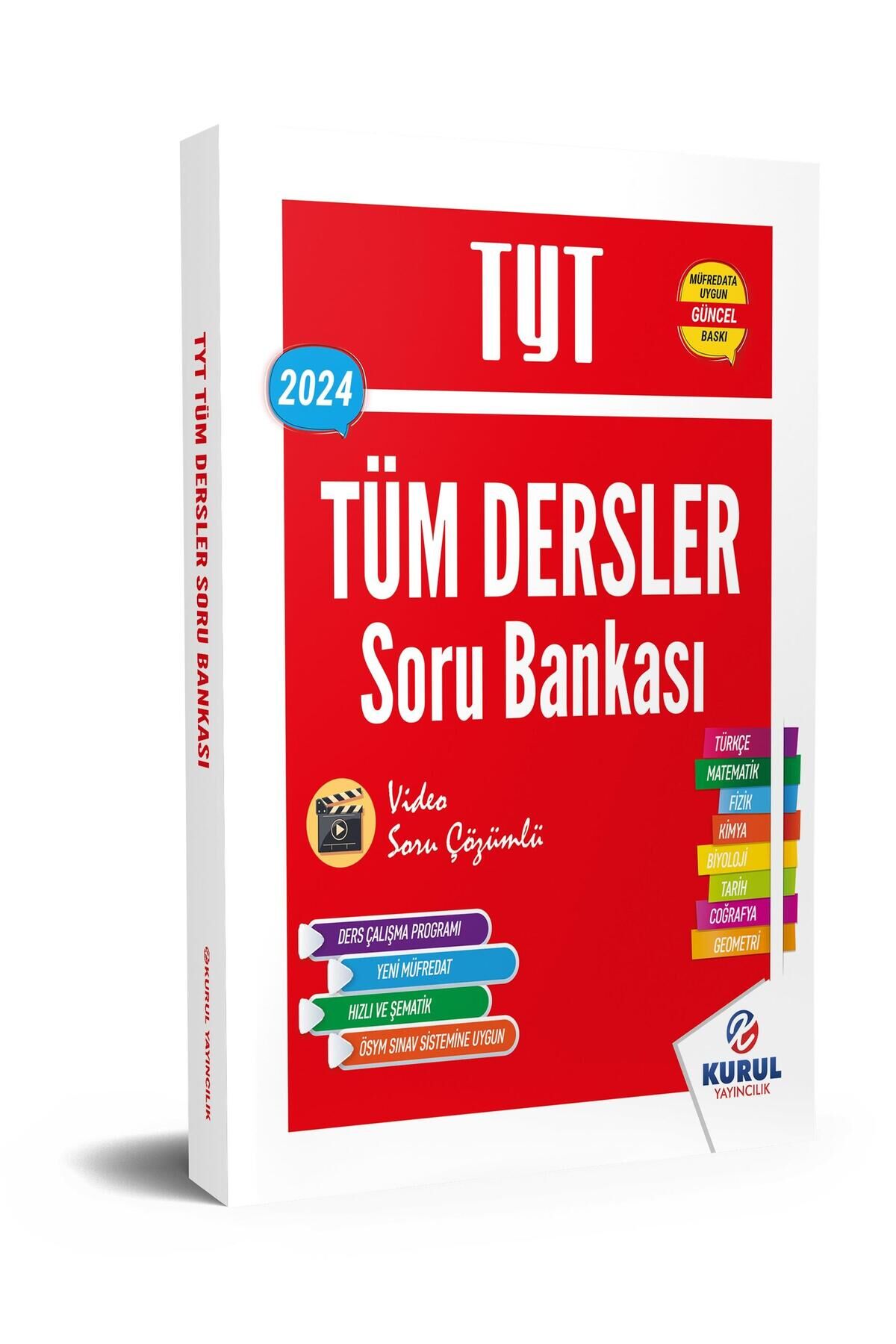 2024 TYT Tüm Dersler Tek Kitap Soru Bankası Kurul Yayıncılık