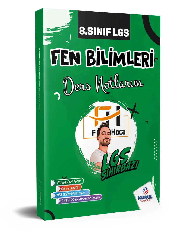 8. Sınıf LGS Sihirbazı Fen Bilimleri Ders Notlarım - Kurul Yayıncılık
