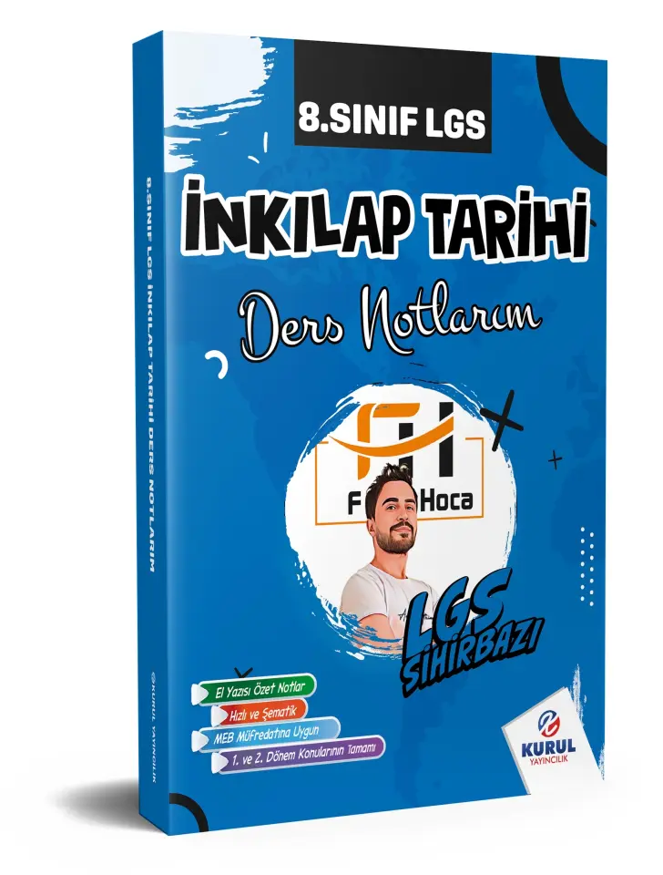 8. Sınıf LGS Sihirbazı T.C. İnkılap Tarihi ve Atatürkçülük Ders Notlarım - Kurul Yayıncılık