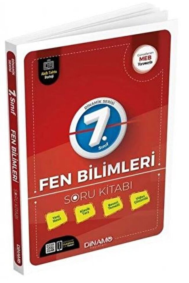 7. Sınıf Fen Bilimleri Soru Kitabı Video Çözümlü / Kolektif / Dinamo Yayınları / 9786057066909