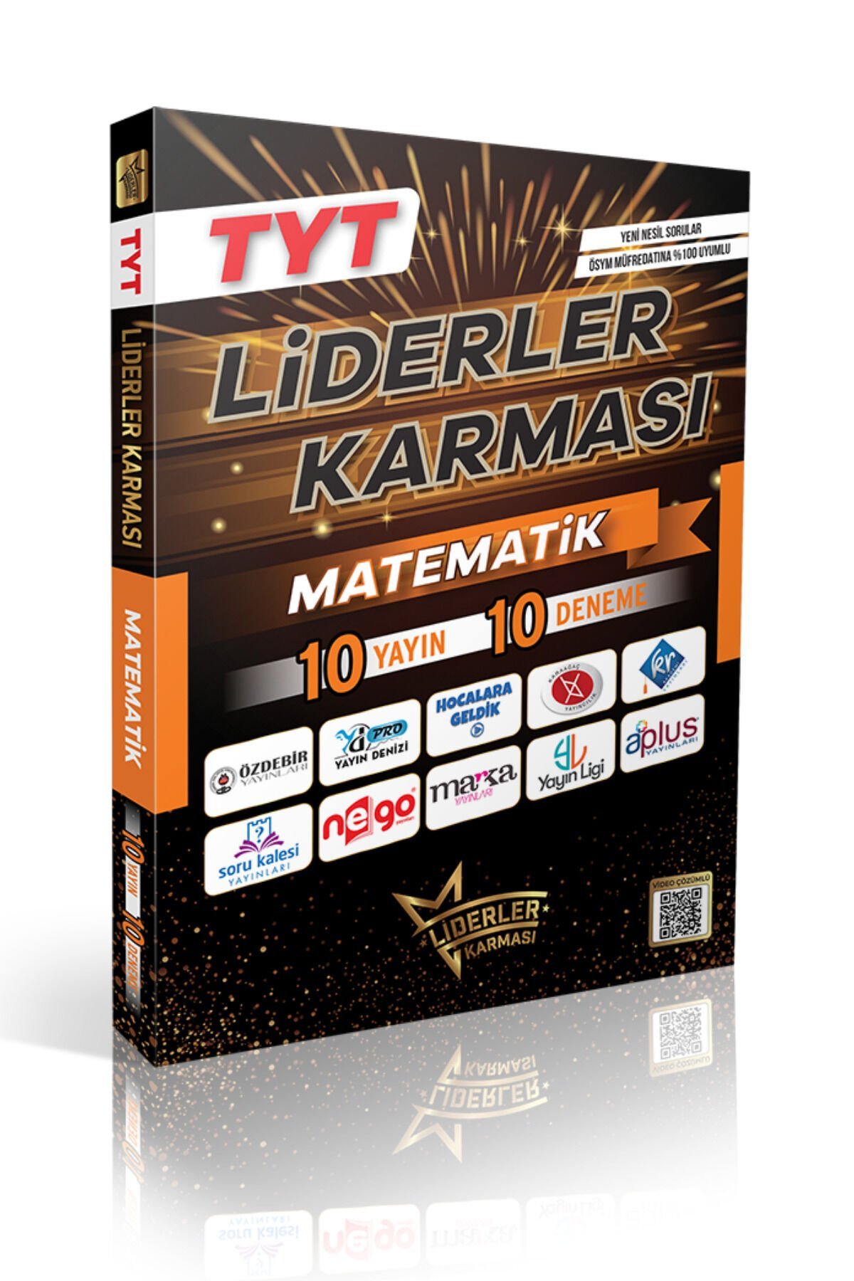 Tyt Matematik - 10 Yayın 10 Deneme  Seti Viedo Çözümlü Ösym Formatında - Liderler Karması