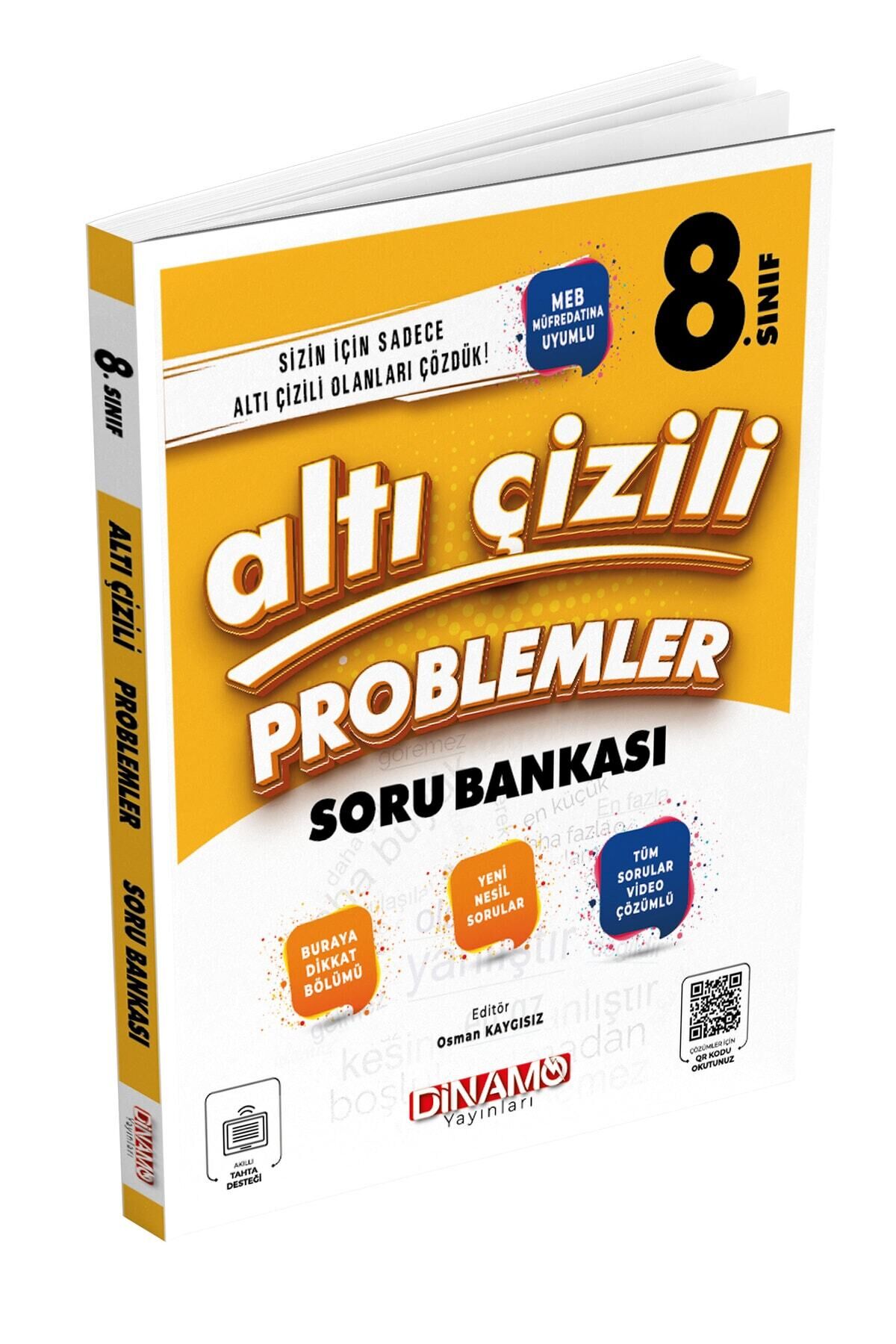 8. Sınıf Problemler Altı Çizili Soru Bankası Dinamo Yayınları