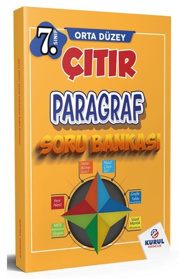 7. Sınıf Paragraf Orta Düzey Çıtır Soru Bankası / Kolektif / Kurul Yayıncılık / 9786257469449
