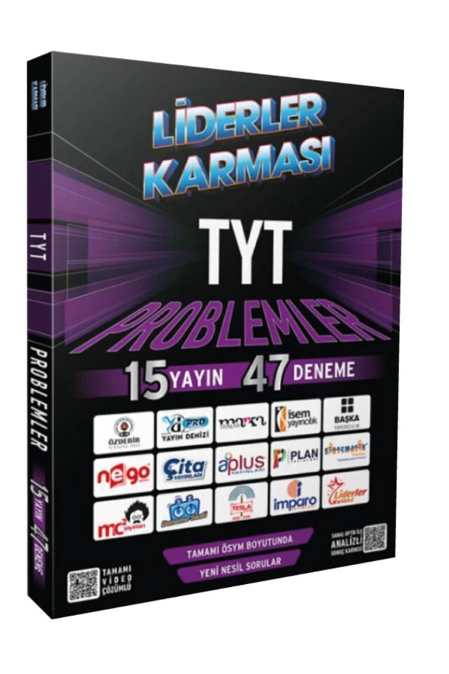 TYT YKS Sınavı Problemler 15 Yayın 47 Deneme Seti Video Çözümlü ÖSYM Formatında Liderler Karması