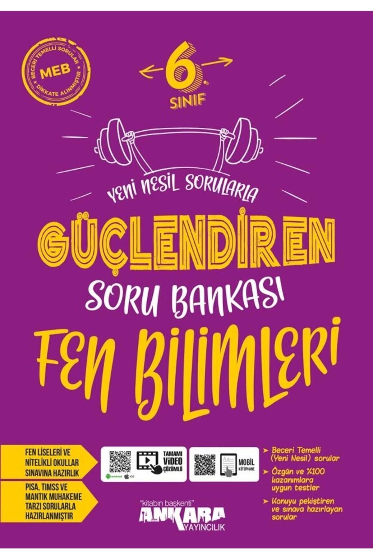 Ankara Yayınları 6. Sınıf Fen Bilimleri Güçlendiren