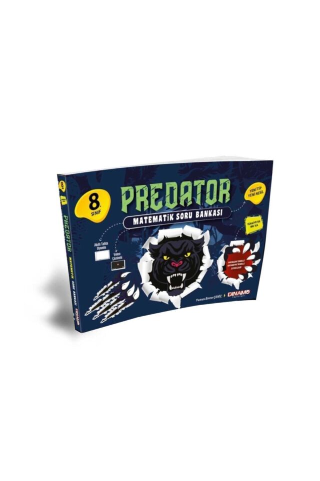 8. Sınıf Predator Matematik Soru Bankası Video Çözümlü - Dinamo Yayınları