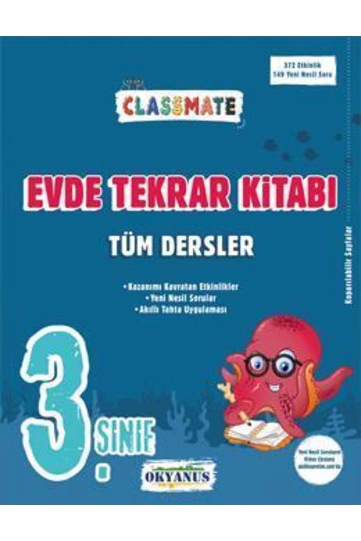 3. Sınıf Tüm Dersler Classmate Evde Tekrar Kitabı Okyanus Yayınları