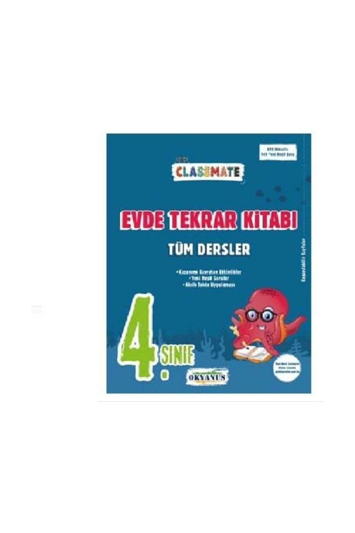4. Sınıf Classmate Tüm Dersler Evde Tekrar Kitabı - Okyanus Yayınları