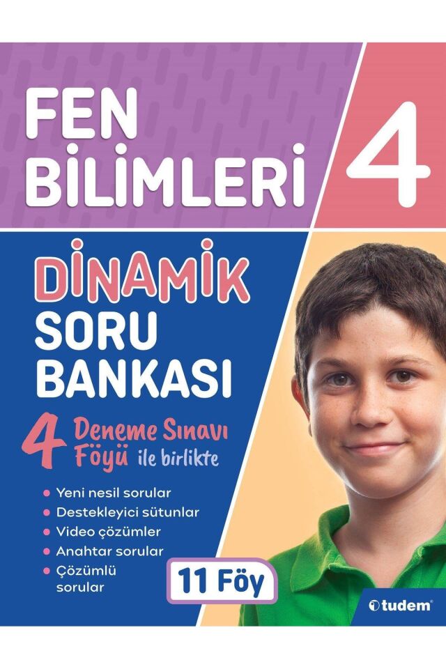 4. Sınıf Fen Bilimleri Dinamik Soru Bankası - Tudem Yayınları