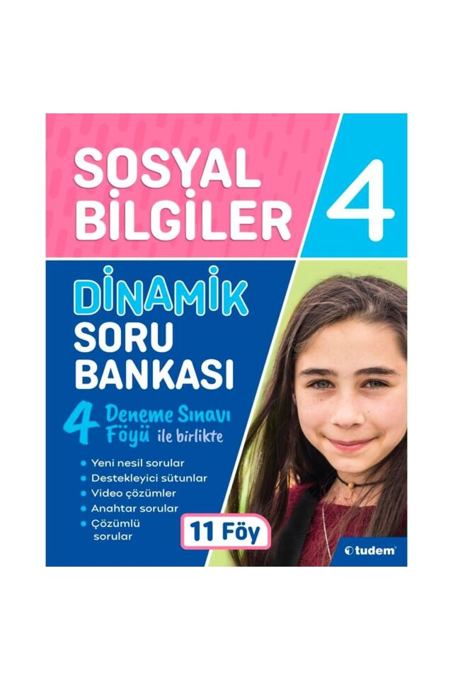 4. Sınıf Sosyal Bilgiler Dinamik Soru Bankası - Tudem Yayınları