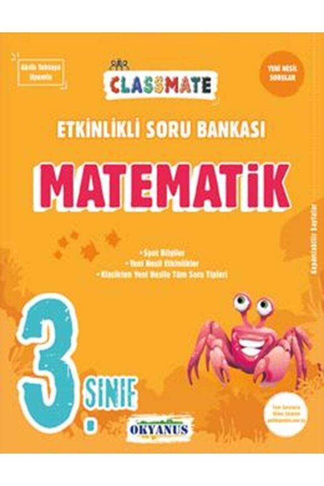 3. Sınıf Classmate Matematik Etkinlikli Soru Bank