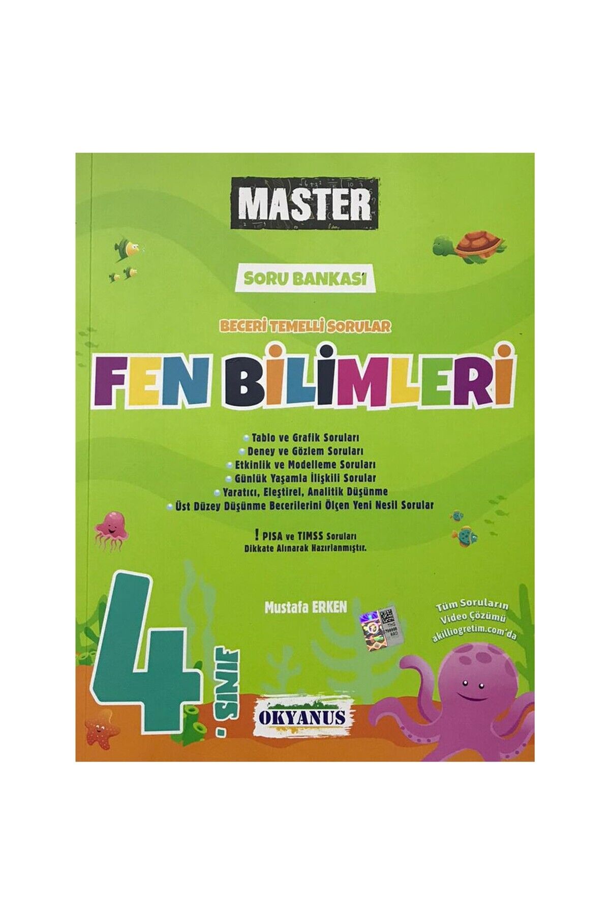 4. Sınıf Master Fen Bilimleri Soru Bankası - Okyanus Yayınları