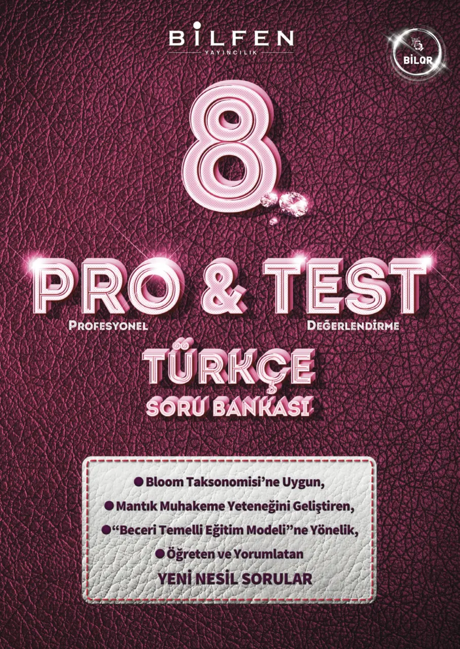 8. Sınıf Türkçe Pro & Test Soru Bankası - Bilfen Yayıncılık