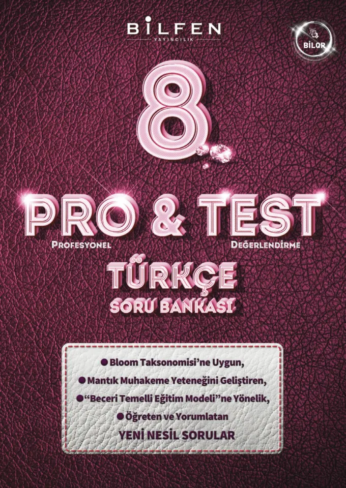 8. Sınıf Türkçe Pro & Test Soru Bankası - Bilfen Yayıncılık