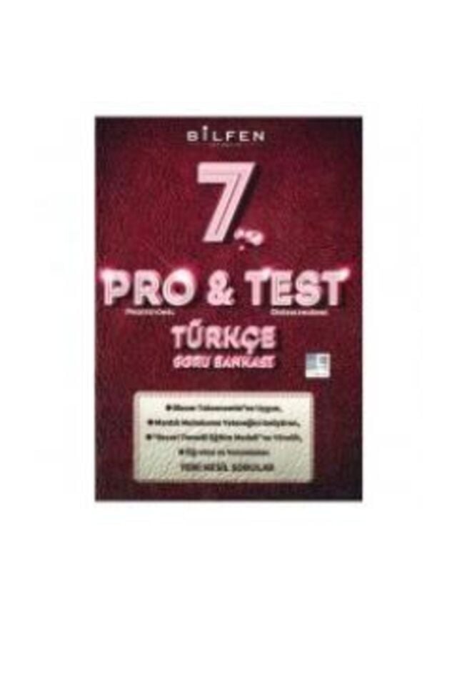 7.Sınıf Türkçe Pro-Test Soru Bankası + sürpriz hediye
