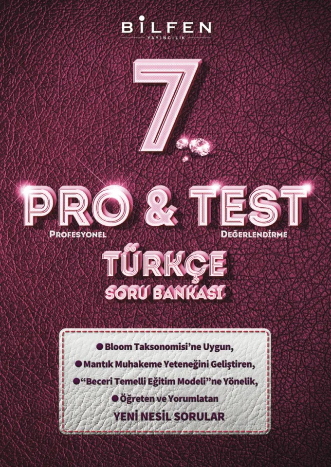 7. Sınıf Türkçe Pro & Test Soru Bankası - Bilfen Yayıncılık