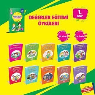 Değerler Eğitim Seti - 10 Kitap + Değerlendirme Testi - Kitap Kulübü