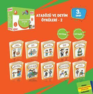 Atasözü ve Deyim Öyküleri - 2 - 10 Kitap + Değerlendirme Testi - Kitap Kulübü