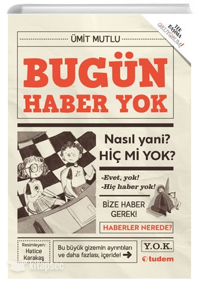 Bugün Haber Yok - Ümit Mutlu - Tudem Yayınevi