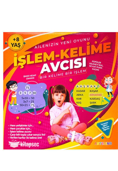 İşlem - Kelime Avcısı Oyunu - Artenino Yayıncılık