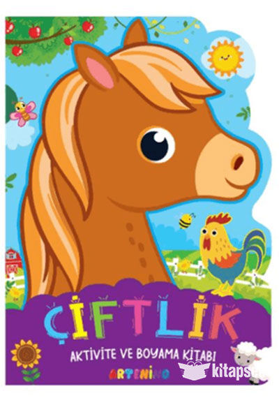 Çiftlik - Aktivite ve Boyama Kitabı Serisi - Artenino Yayıncılık
