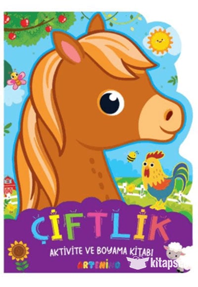 Çiftlik - Aktivite ve Boyama Kitabı Serisi - Artenino Yayıncılık