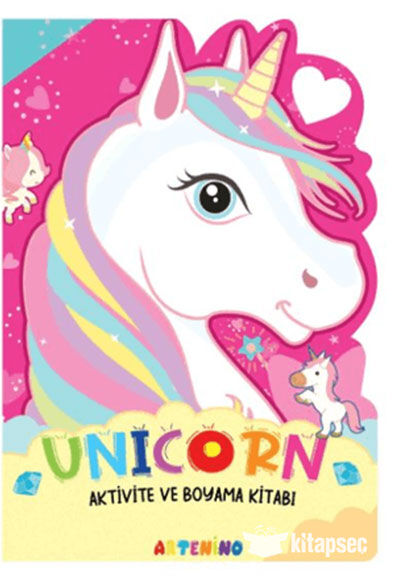 Unicorn - Aktivite ve Boyama Kitabı Serisi - Artenino Yayıncılık