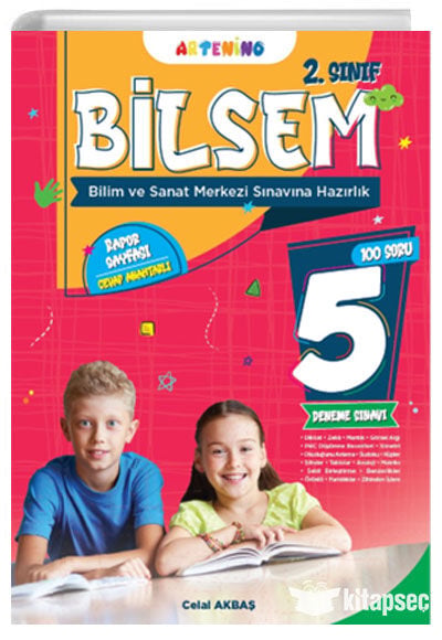 BİLSEM 2  - Sınavına Hazırlık 5 li Deneme Sınavı - Artenino Yayıncılık