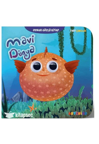 Mavi Dünya - TRT Çocuk - Oynar Gözlü Kitap - Artenino Yayıncılık