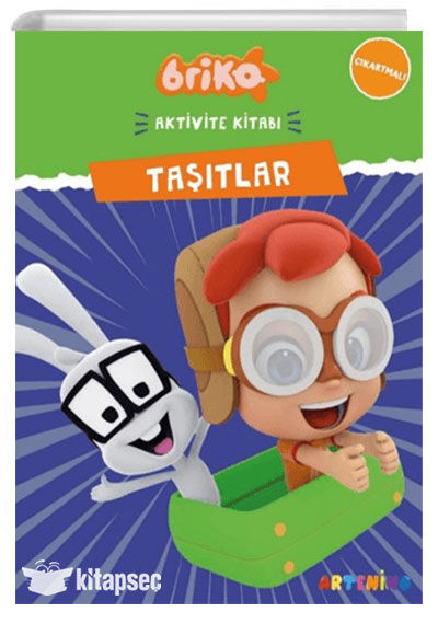Briko - Taşıtlar - Çıkartmalı Aktivite Kitabı Serisi - Artenino Yayıncılık