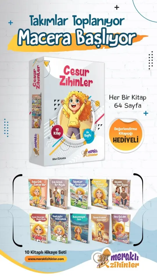 CESUR ZİHİNLER (10 KİTAP) - MERAKLI ZİHİNLER