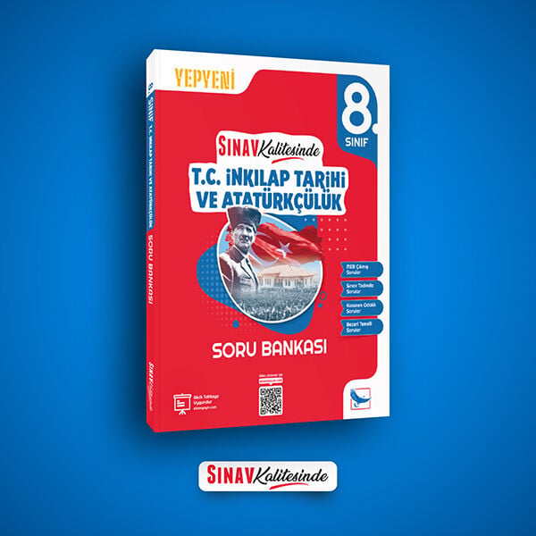 8. Sınıf T.C. İnkılap Tarihi ve Atatürkçülük Soru Bankası - Sınav Yayınları