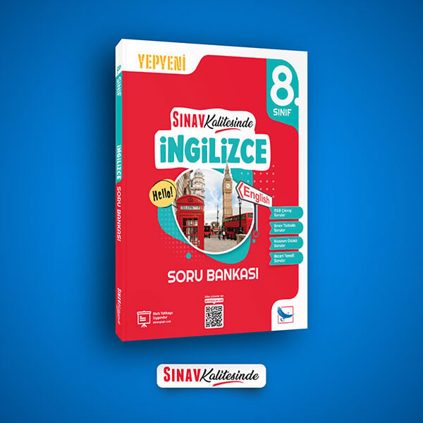8. Sınıf LGS İngilizce Soru Bankası - Sınav Yayınları