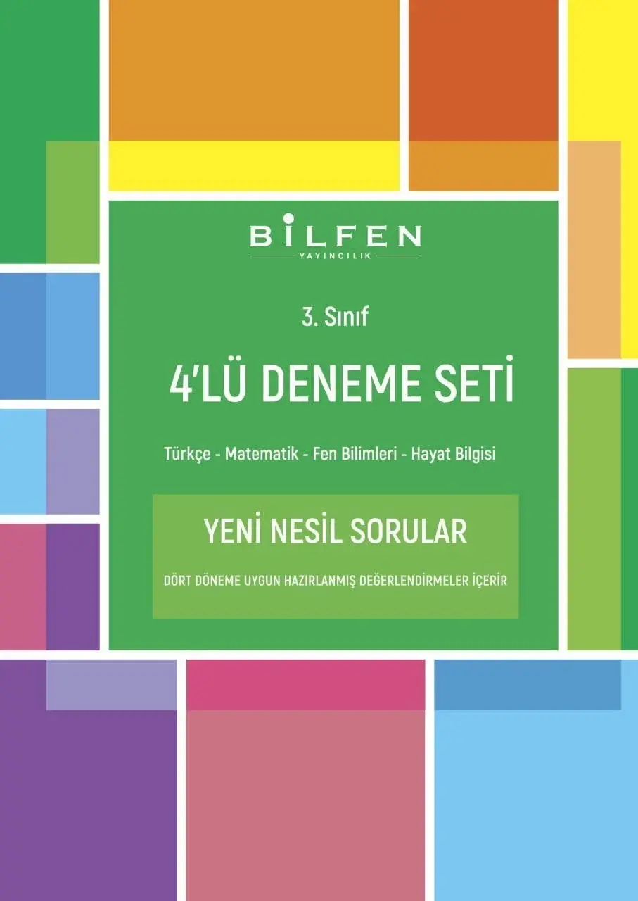 3. Sınıf 4'lü Deneme Seti - Bilfen Yayıncılık